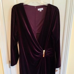 Calvin Klein Faux Wrap Dress